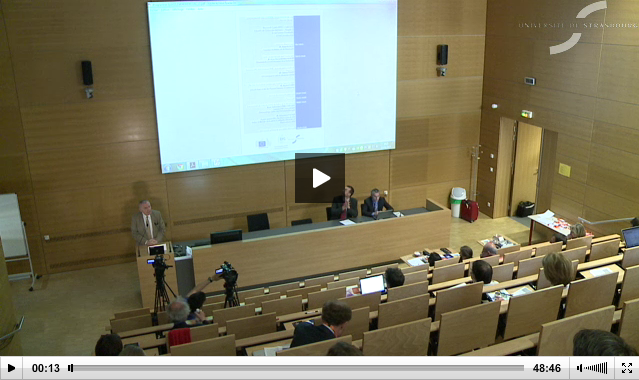 Vidéo de la présentation de l'ERC à regarder sur UTV