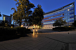 Campus central vue de nuit