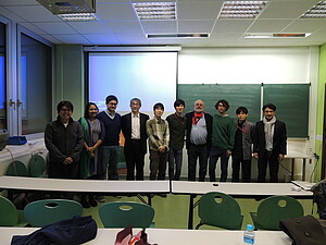 La délégation japonaise à l'Université de Strasbourg