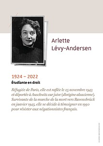 Arlette Lévy-Andersen (1924-2022), étudiante en droit
