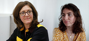 Sabine Menu (à gauche) et Zoé Charef (à droite)