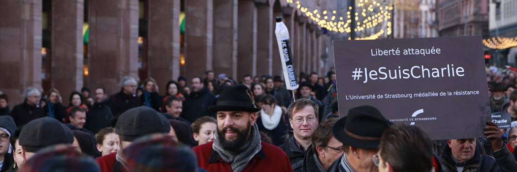 Manifestation de solidarité avec Charlie Hebdo