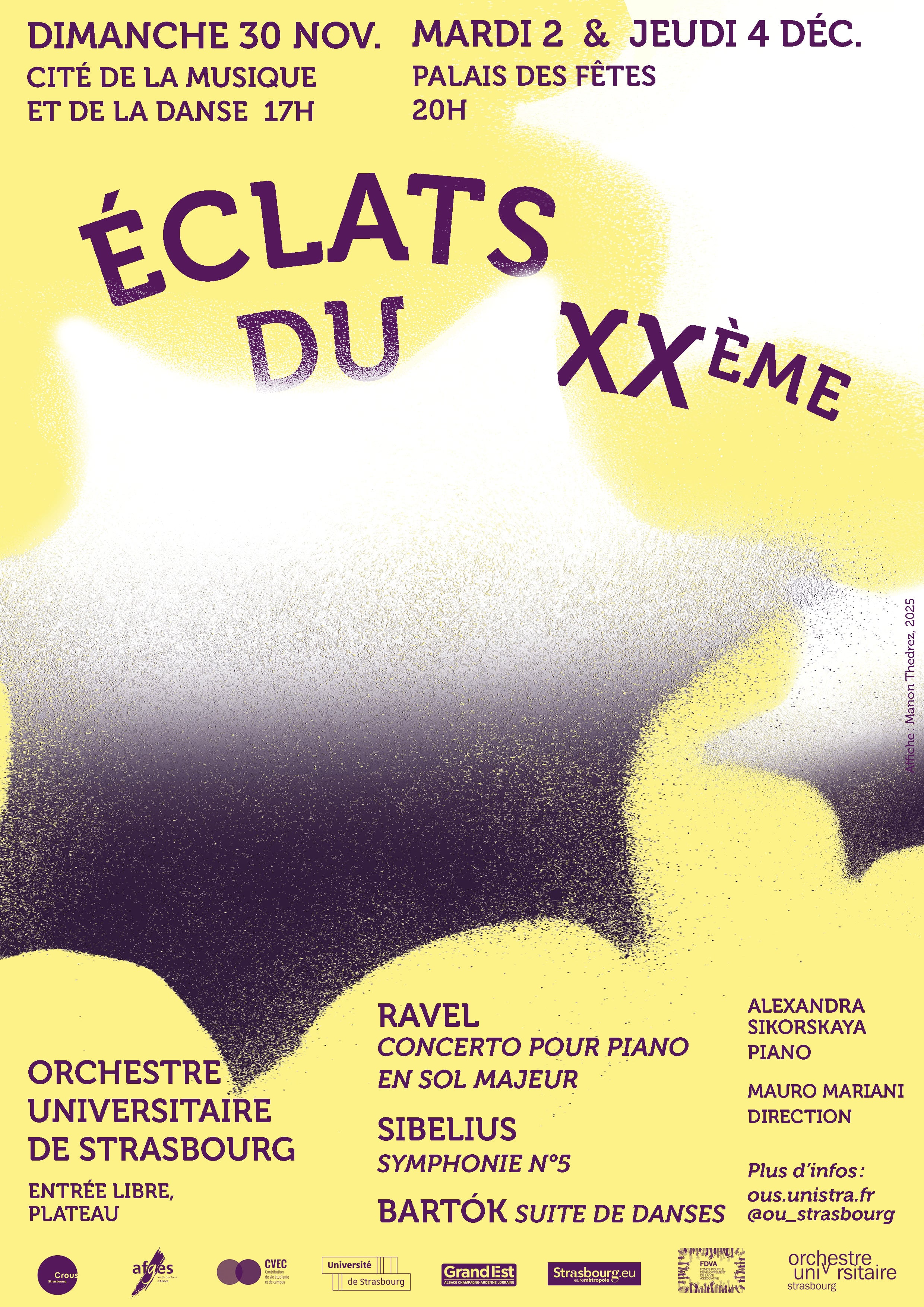 Affiche Éclats du XXème