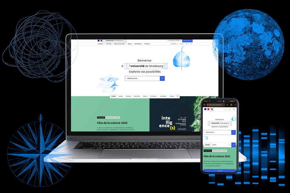 Présentation du nouveau site web de l'Université de Strasbourg