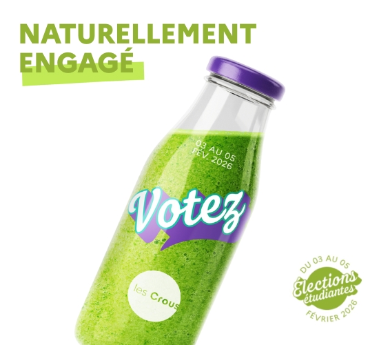 Visuel élections étudiants Crous 2026