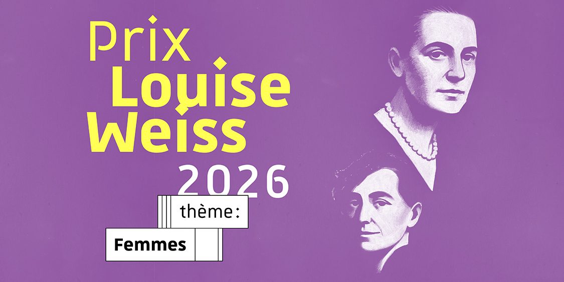 Visuel du Prix Louise Weiss 2026